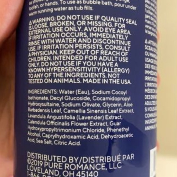 PR 2-in-1 Body Wash & Bubble Bath- Heli Unscented- new and sealed - Picture 3 of 3